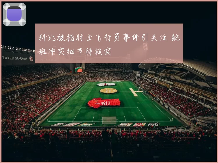 科比被指肘击飞行员事件引关注 航班冲突细节待核实